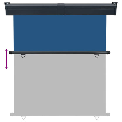vidaXL Balcony Side Awning 175x250 cm Blue 5