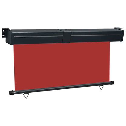 vidaXL Balcony Side Awning 175x250 cm Red 3