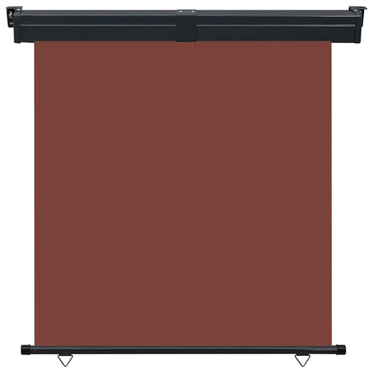vidaXL Balcony Side Awning 175x250 cm Brown 2