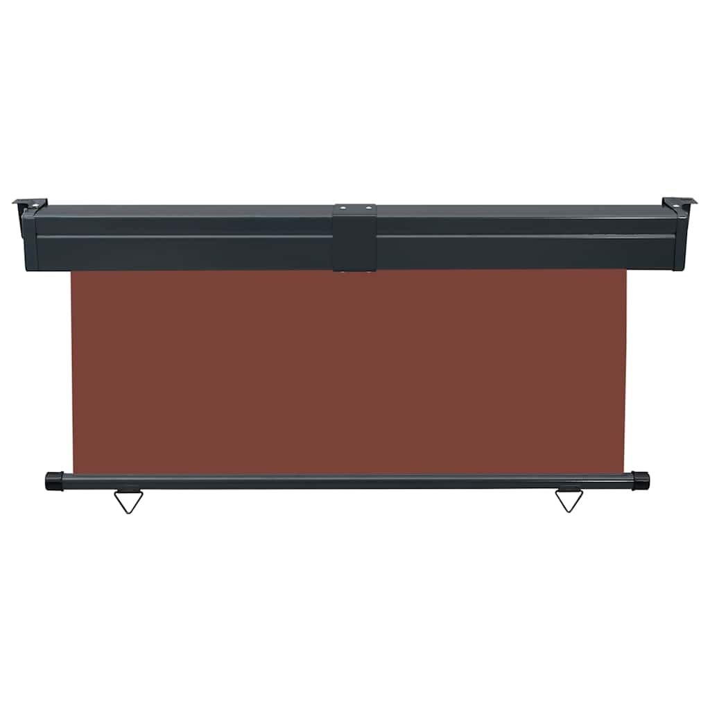vidaXL Balcony Side Awning 175x250 cm Brown 4