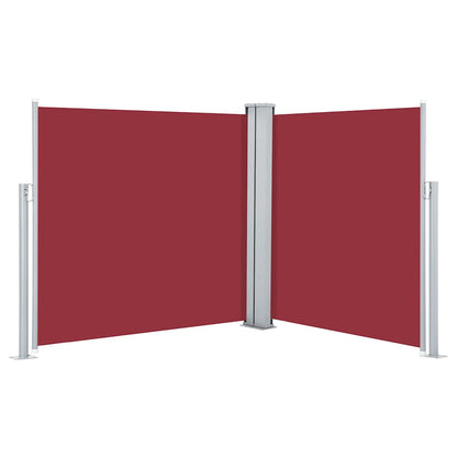 vidaXL Side Awning | Red | Polyester with PU coating | 120 x 600 cm 2