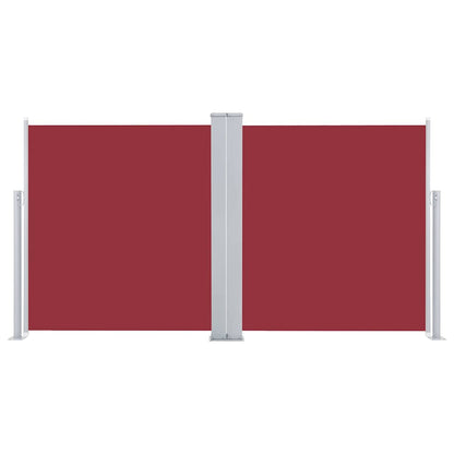 vidaXL Side Awning | Red | Polyester with PU coating | 120 x 600 cm 3