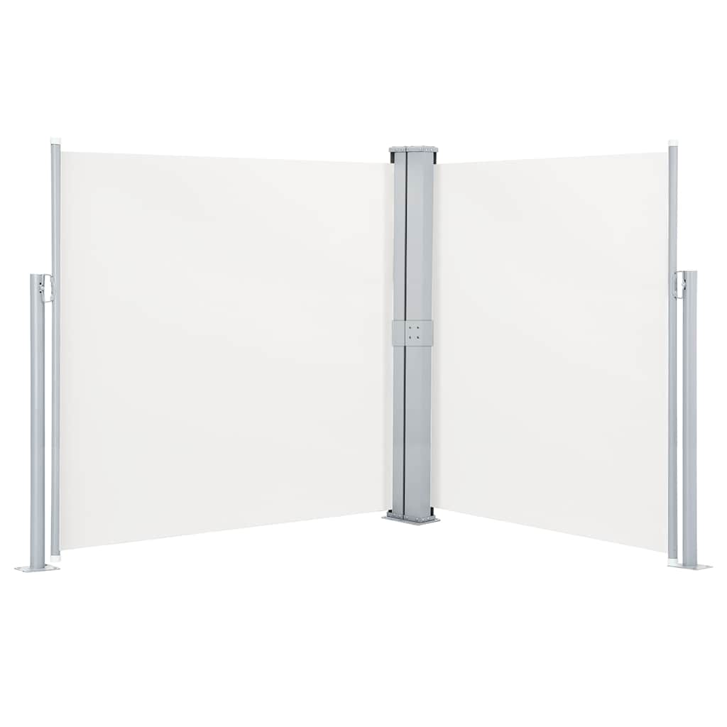 vidaXL Side Awning | Cream | Polyester with PU coating | 140x600 cm 2