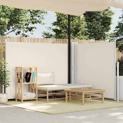 vidaXL Side Awning | Cream | Polyester with PU coating | 140x600 cm 1