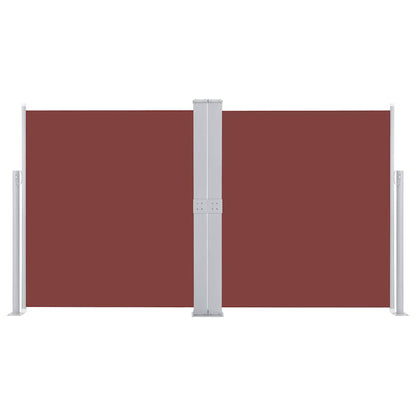vidaXL Side Awning | Brown | Polyester fabric with PU coating | 140x600 cm 3