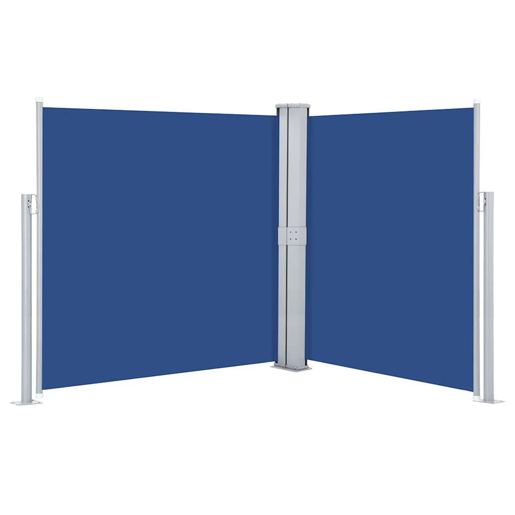 vidaXL Side Awning | Blue | Polyester with PU coating | 140x600 cm 2
