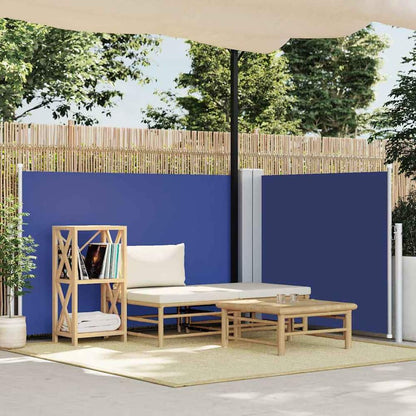 Retractable Side Awning Blue 100 x 600 cm – 220 x 600 cm 117 x 1000 cm