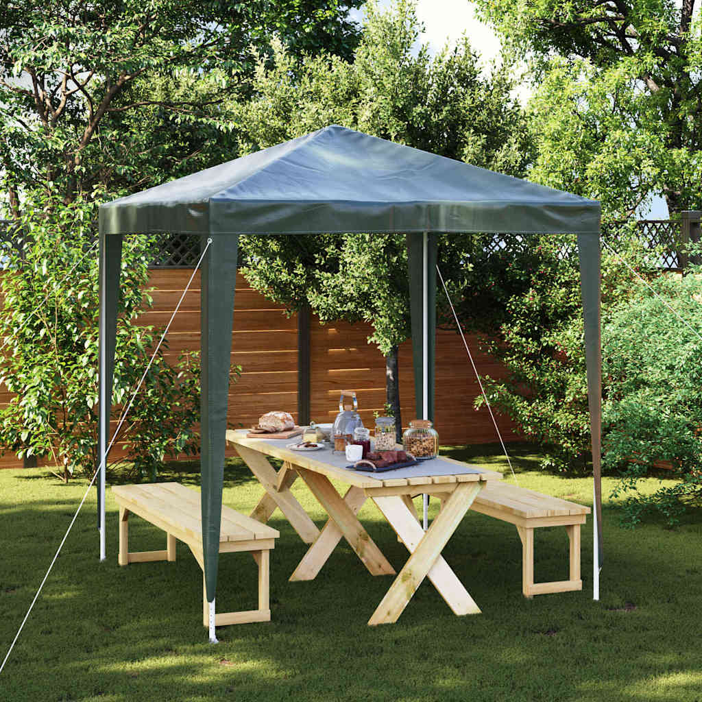 vidaXL Professional Party Tent 2x2 m Green 1
