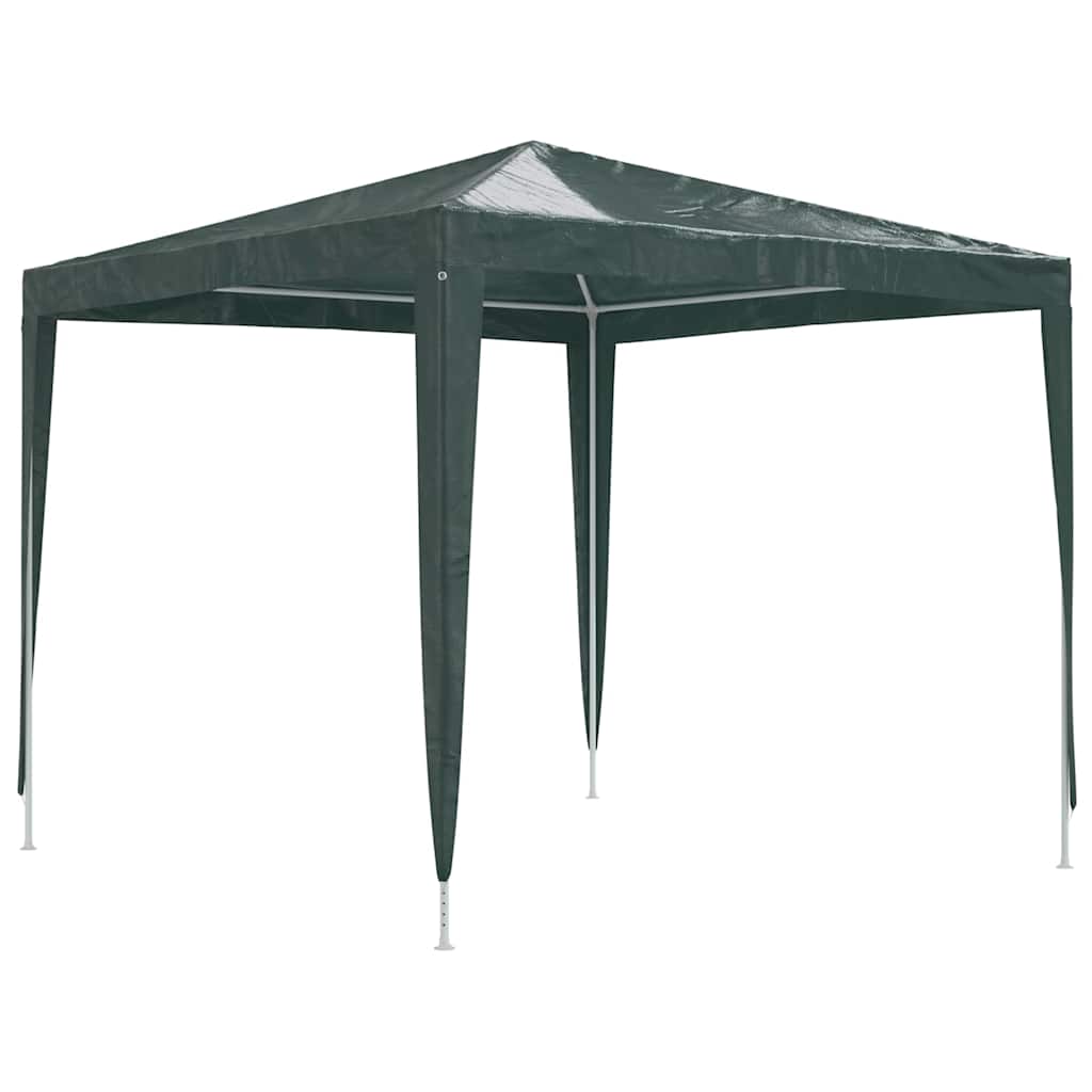 vidaXL Party Tent | Green | Polyethylene and Steel | 2.5x2.5m |  Collapsible 2