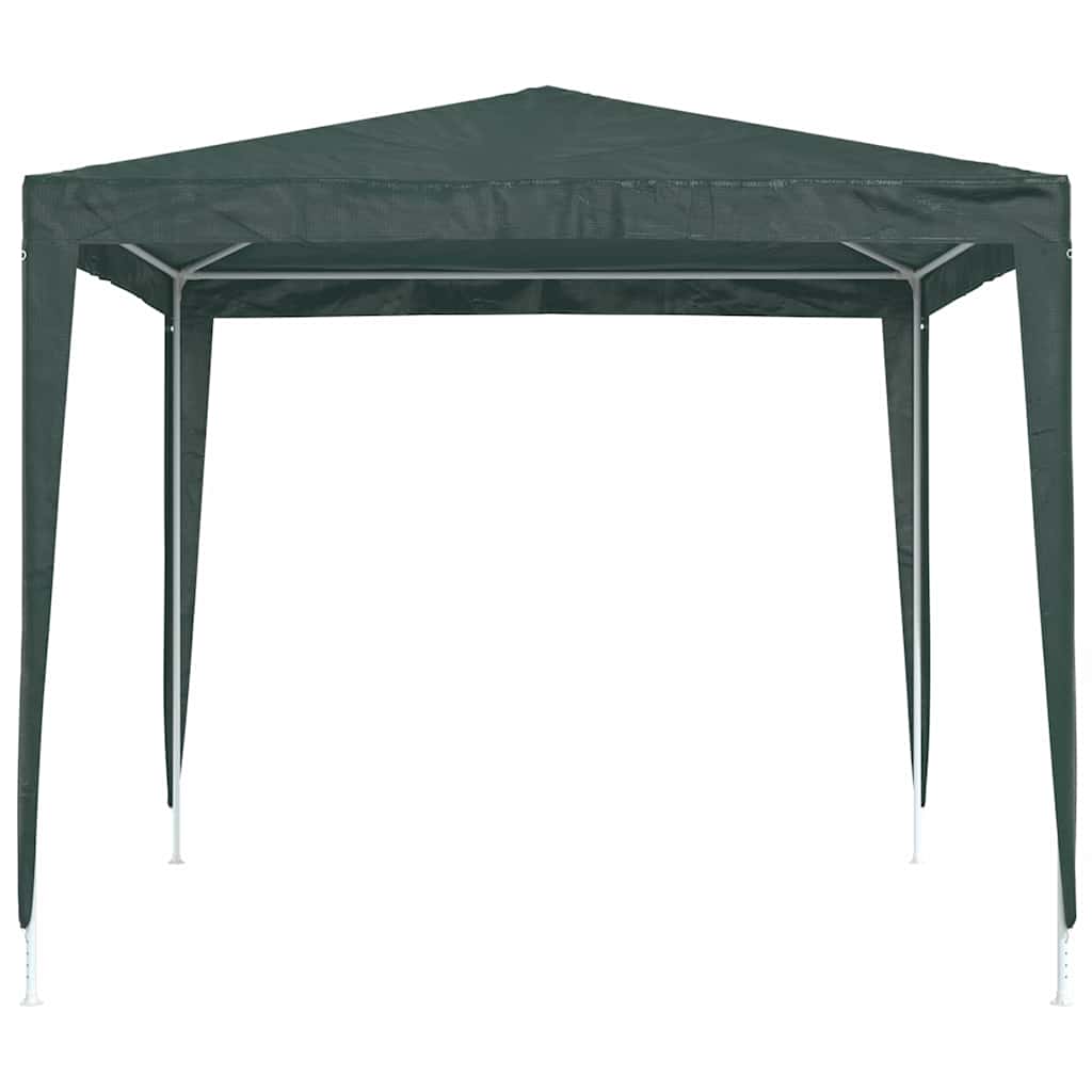 vidaXL Party Tent | Green | Polyethylene and Steel | 2.5x2.5m |  Collapsible 3