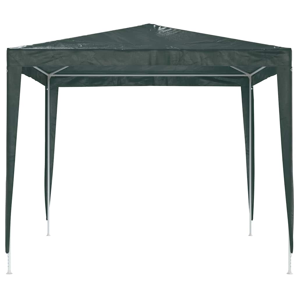 vidaXL Party Tent | Green | Polyethylene and Steel | 2.5x2.5m |  Collapsible 4