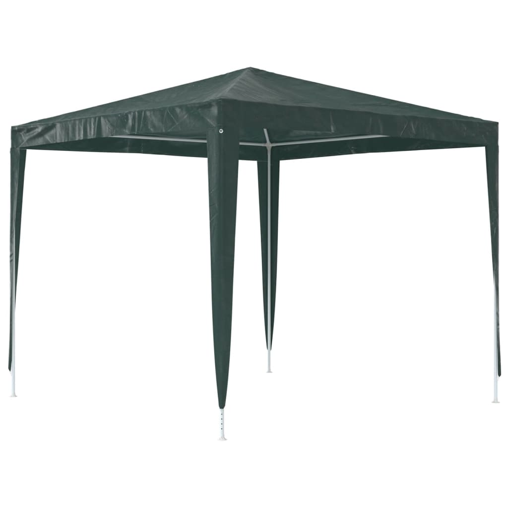 vidaXL Party Tent | Green | Polyethylene and Steel | 2.5x2.5m |  Collapsible 5