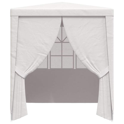 vidaXL Party Tent | White | Polyethylene | 2x2m | Water-resistant | Party Tent 4
