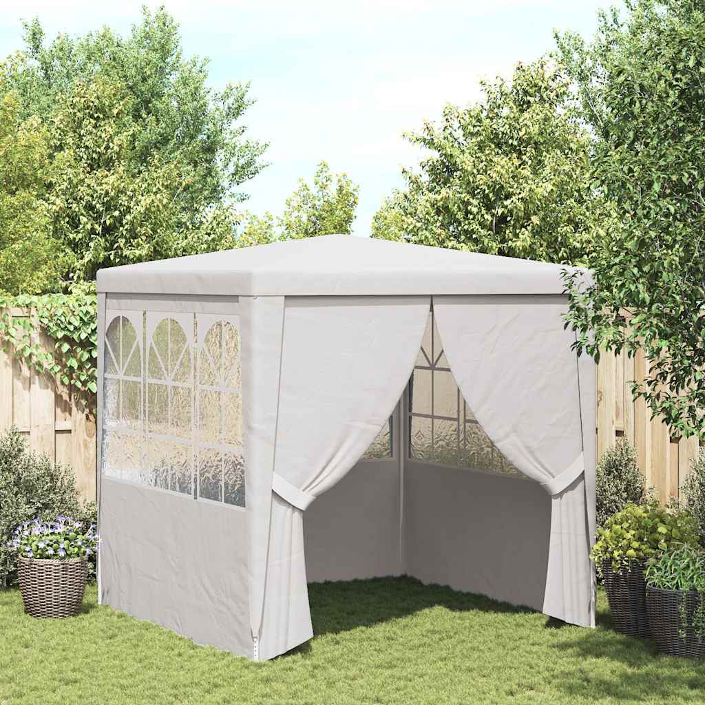vidaXL Party Tent | White | Polyethylene | 2x2m | Water-resistant | Party Tent 1