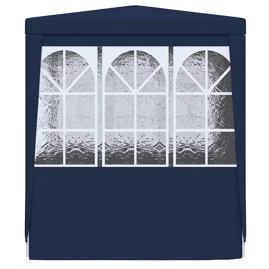 vidaXL Professional Party Tent with Side Walls 2x2 m Blue 90 g/m² 5