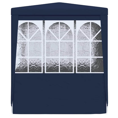 vidaXL Professional Party Tent with Side Walls 2x2 m Blue 90 g/m² 5