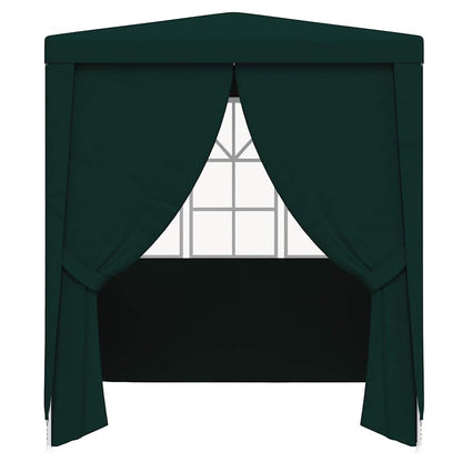 vidaXL Professional Party Tent with Side Walls 2x2 m Green 90 g/m? 4