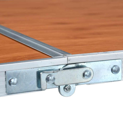 vidaXL Foldable Camping Table Aluminium 180x60 cm 6
