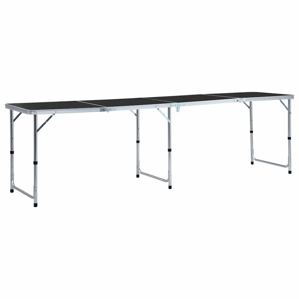vidaXL Foldable Camping Table Aluminium