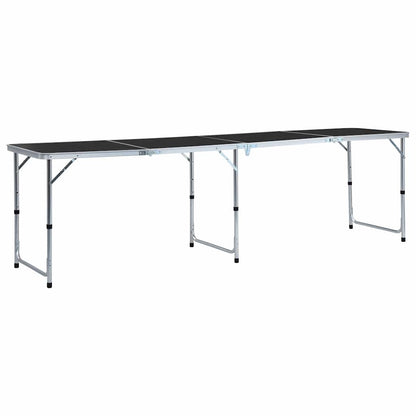 vidaXL Foldable Camping Table Aluminium