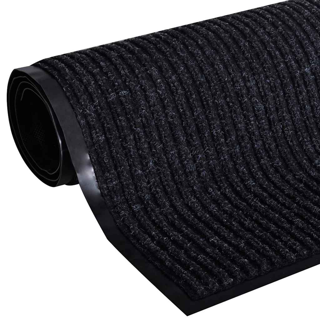 vidaXL Doormat | Black | PVC | Large | Door Mat | Rectangular | Contemporary 2
