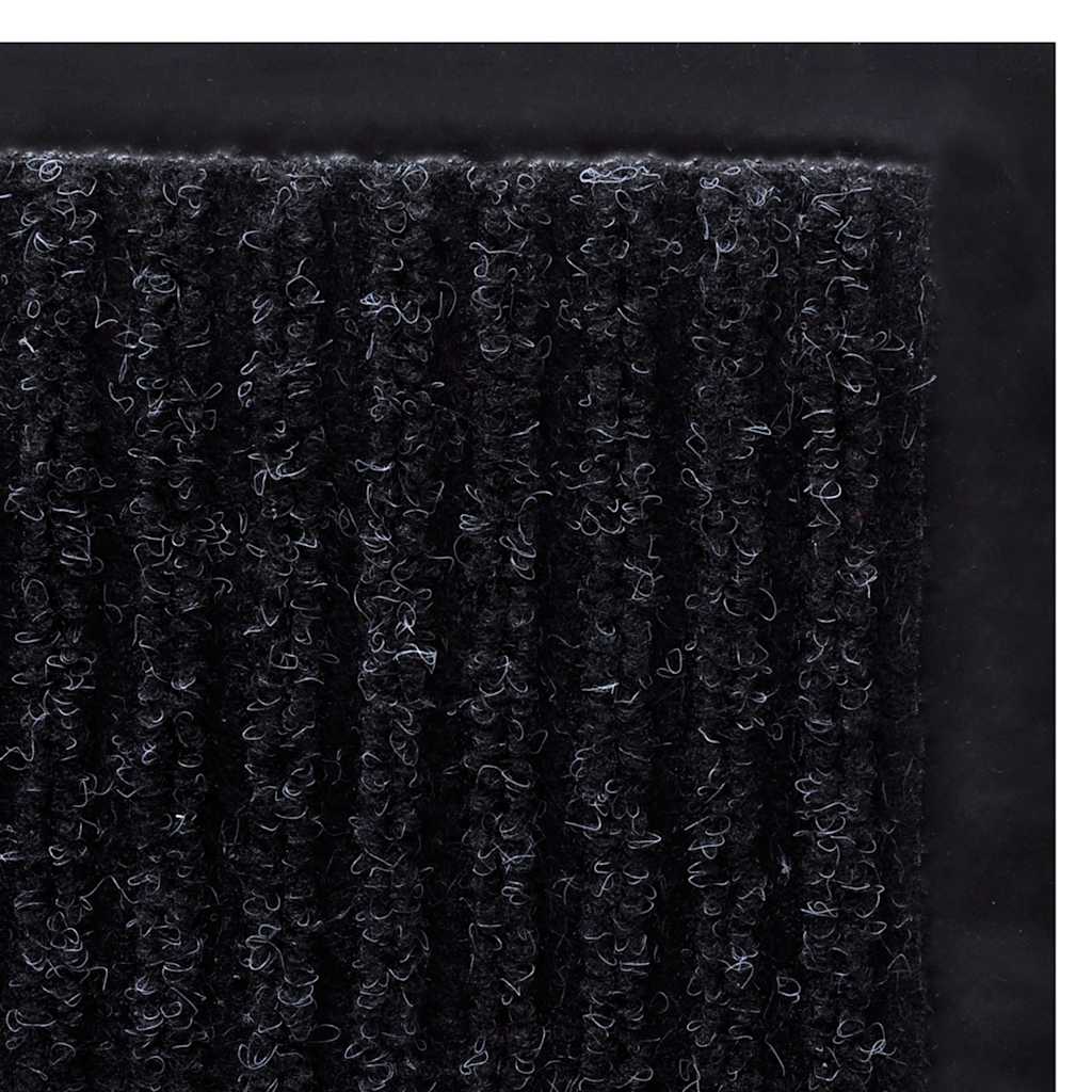 vidaXL Doormat | Black | PVC | Large | Door Mat | Rectangular | Contemporary 5