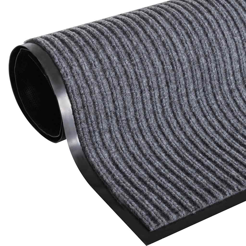 vidaXL Doormat | Grey | PVC | 117 x 220 cm | Door Mat | Rectangular | Modern 2