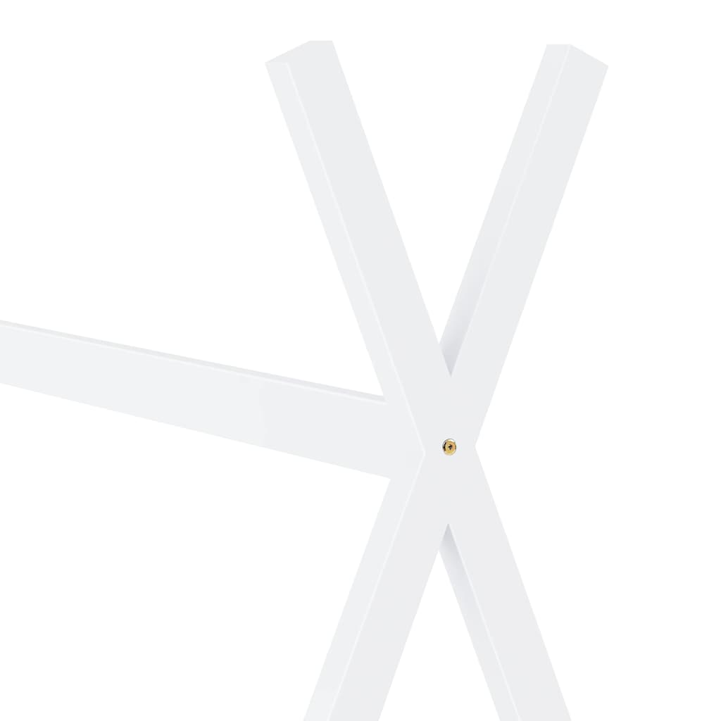 vidaXL Kids Bed Frame | White | Solid pine wood | 70 x 140 cm | Durable | Beds 5