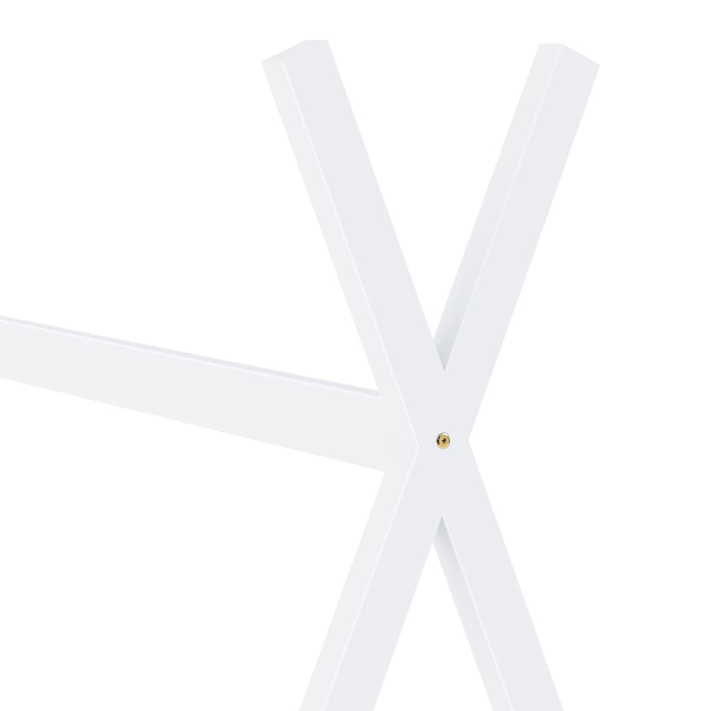 vidaXL Kids Bed Frame | White | Solid pine wood, Plywood slats | 80 x 160 cm 5