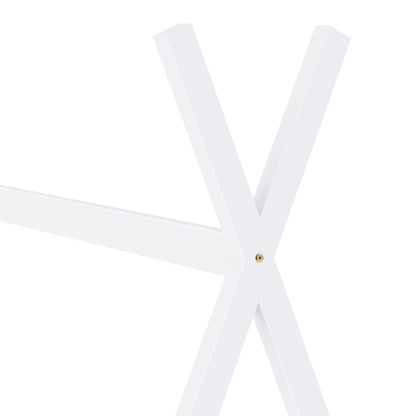 vidaXL Kids Bed Frame | White | Solid pine wood, Plywood slats | 80 x 160 cm 5