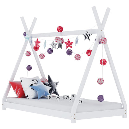 vidaXL Kids Bed Frame Solid Pine Wood