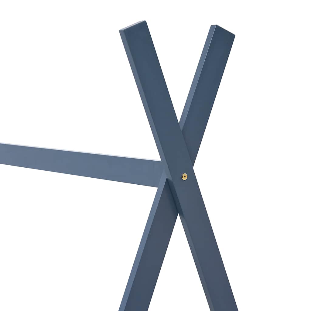 vidaXL Kids Bed Frame | Grey | Solid Pine Wood | Children's Bed Size 5