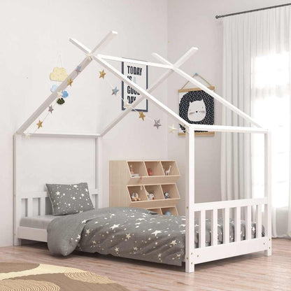 vidaXL Kids Bed Frame Solid Pine Wood
