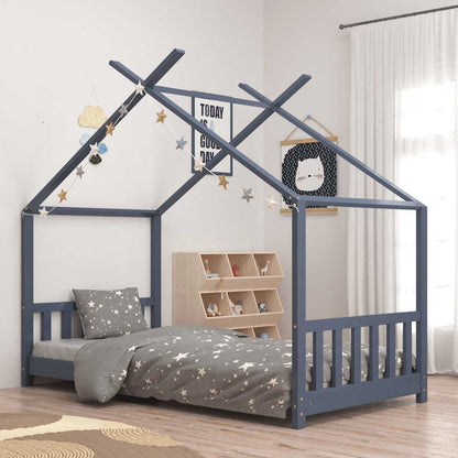 vidaXL Kids Bed Frame Solid Pine Wood