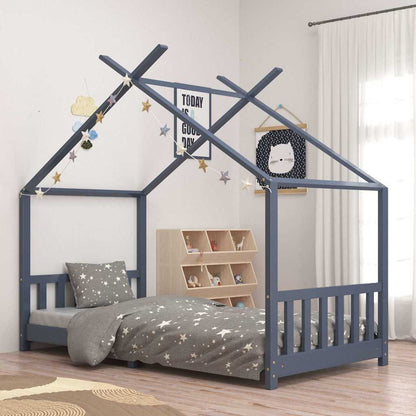 vidaXL Kids Bed Frame Solid Pine Wood