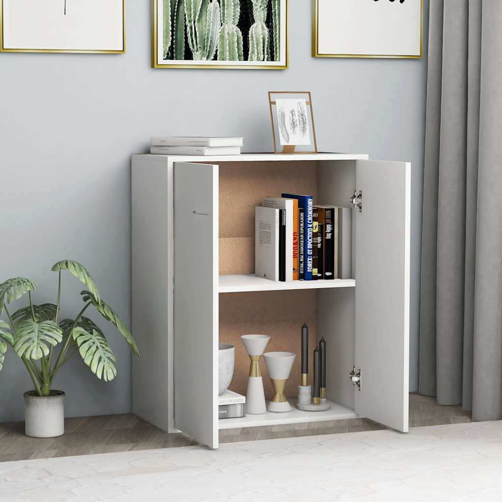 vidaXL Sideboard | White | Engineered wood | 60x30x75 cm | Sideboard 3