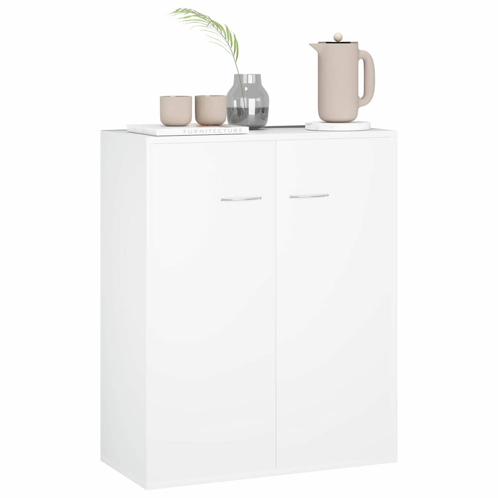 vidaXL Sideboard | White | Engineered wood | 60x30x75 cm | Sideboard 4