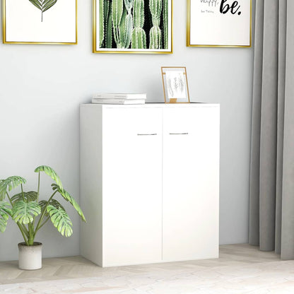 vidaXL Sideboard | White | Engineered wood | 60x30x75 cm | Sideboard 1