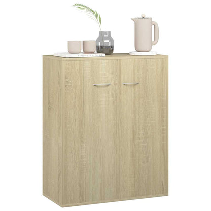 vidaXL Sideboard | Sonoma oak | Engineered wood | 60 x 30 x 75 cm | Sideboard 4