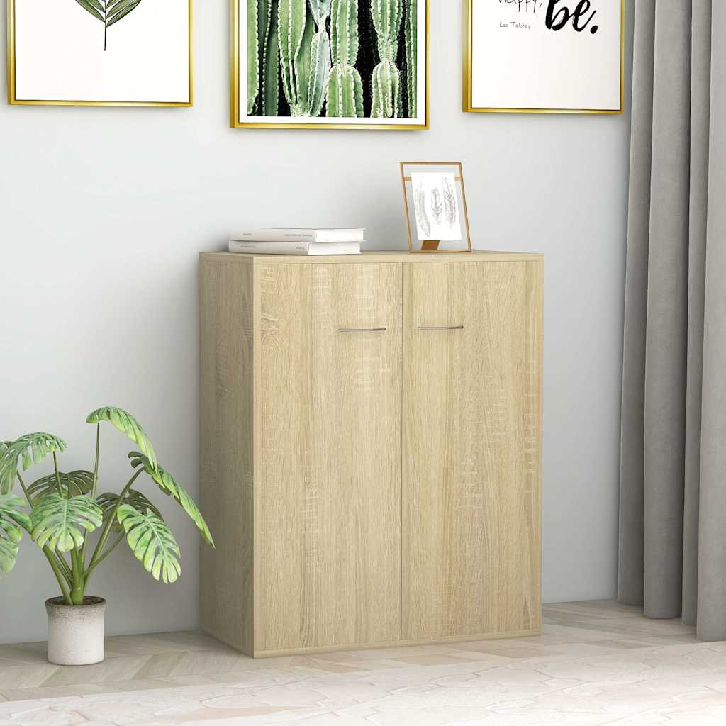 vidaXL Sideboard | Sonoma oak | Engineered wood | 60 x 30 x 75 cm | Sideboard 1