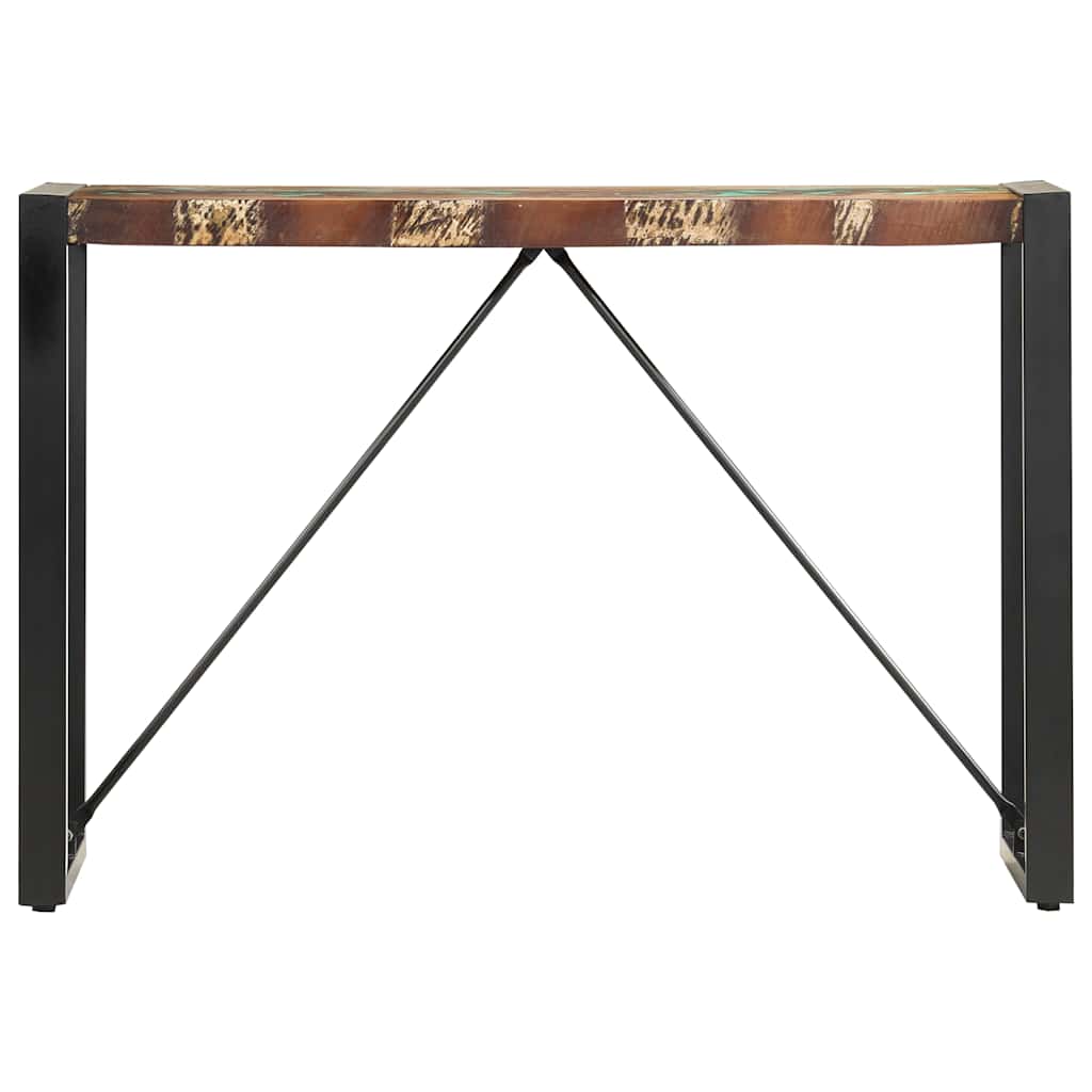 vidaXL Console Table | Multicolour | Solid reclaimed wood and steel 2