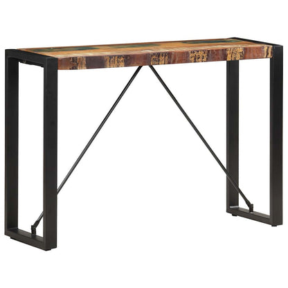 vidaXL Console Table | Multicolour | Solid reclaimed wood and steel 6