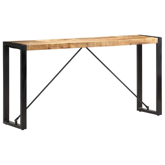 Console Table 110x35x76 cm Solid Mango Wood Light brown 150 cm