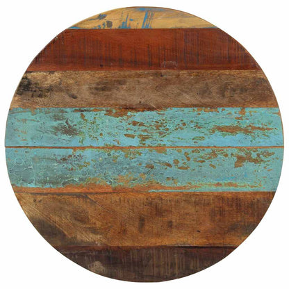 vidaXL Round Table Top 60 cm 15-16 mm Solid Reclaimed Wood 1