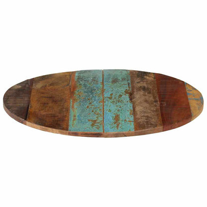 vidaXL Round Table Top 60 cm 15-16 mm Solid Reclaimed Wood 3