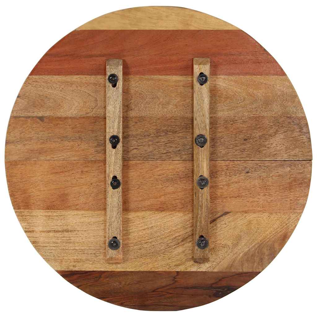 vidaXL Round Table Top 60 cm 15-16 mm Solid Reclaimed Wood 4