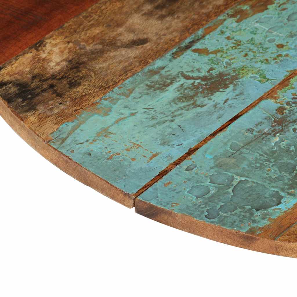 vidaXL Round Table Top 60 cm 15-16 mm Solid Reclaimed Wood 5