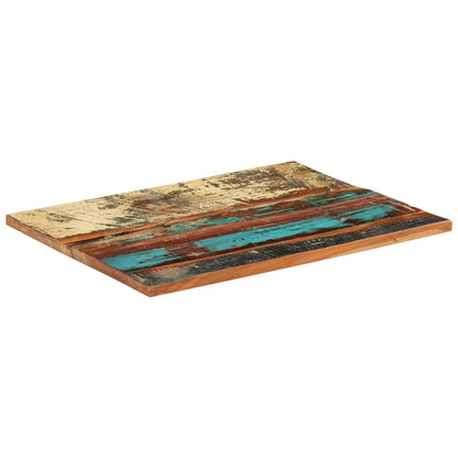 vidaXL Rectangular Table Top 60x80 cm 25-27 mm Solid Reclaimed Wood 5
