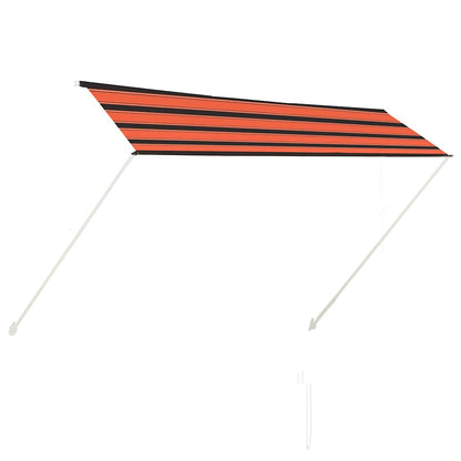 vidaXL Awning | Orange and brown | Steel | 300 x 150 cm |  Retractable  | Awning 2