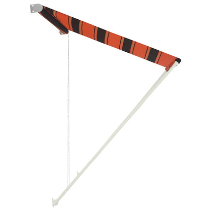 vidaXL Awning | Orange and brown | Steel | 300 x 150 cm |  Retractable  | Awning 3